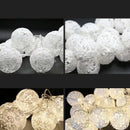 Led Light String Lace 20Leds Holiday Lights Fairy Garland Christmas Wedding Z5V3