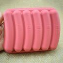 DIY Sausage Making Mold Silicone Burger Hot Dog Maker Mould Patty Maker Red