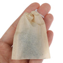 100X Empty Paper Tea Bags Filter Drawstring Teabags for Herb Loose Tea-PNBX