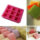 Silicone 4-Square Round Corner Cake Mold DIY Cookie Baking Tool NEW Mold P7 K7Q4