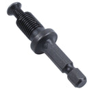 3/8-inch Hexagonal Shank Thread Drill Holder Keyless Adapter Black U2O5