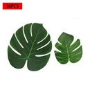 30PCS Tropical Leaves Palm Leaves Imitation Plant Leaves Flowers Party Decor