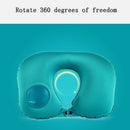 U-Shape Automatic Inflatable Travel Pillow Neck Pillow Car Air Inflatable P X1R4