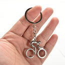2015 Fashion Bicycle Bike Shaped Metal Key Chain Keychain Key Ring Keyring O Gw
