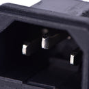 AC-03 Power Socket 10A 250VAC With Safety Fuse Holder Triangle Socket Connector-