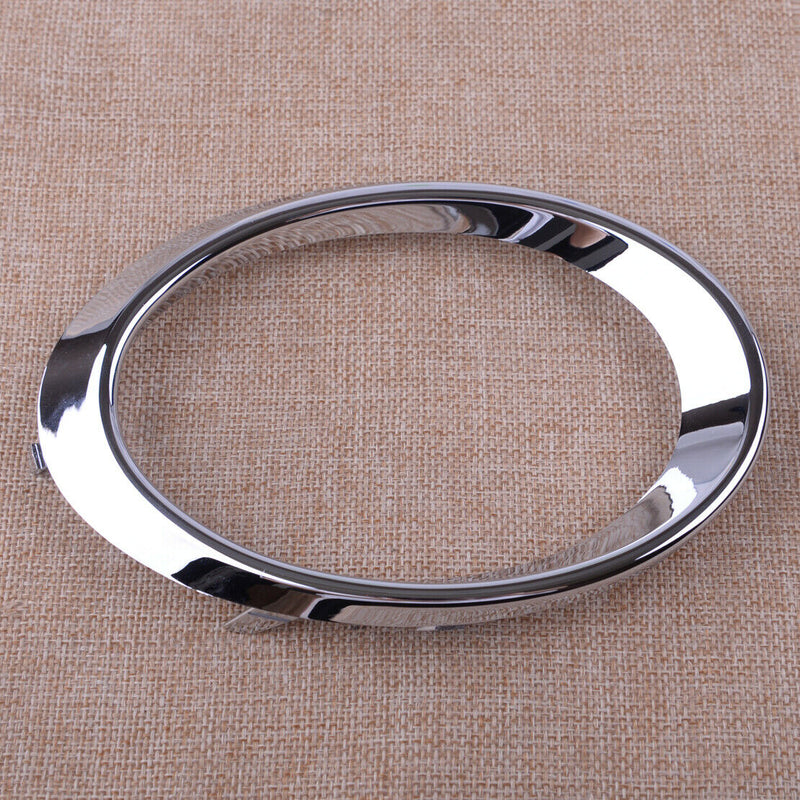 ABS Chrome Front Fog Light Cover Trim Ring Fit for Audi Q5 2010-2012 Foglight