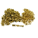 30 Sets S Hook Jewelry Clasp With Leather Cord End Caps For Jewelry Making