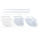 Bathroom Accessories Space Aluminum Shower Caddy Wire Basket Storage Shelves M3C