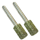 2 Pieces 12mm Dia. Diamond Grinding Heads Rotary Tool for Grinder Drill, DIY
