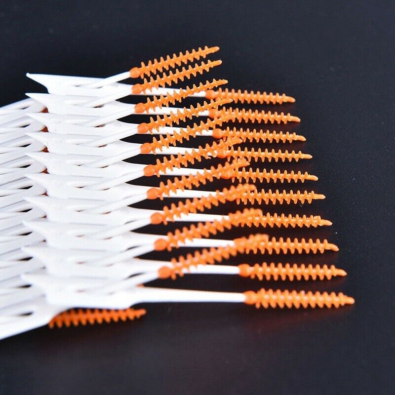 80pcs/Box Elastic massage the gums between the teeth brushing teeth brushin H7L6