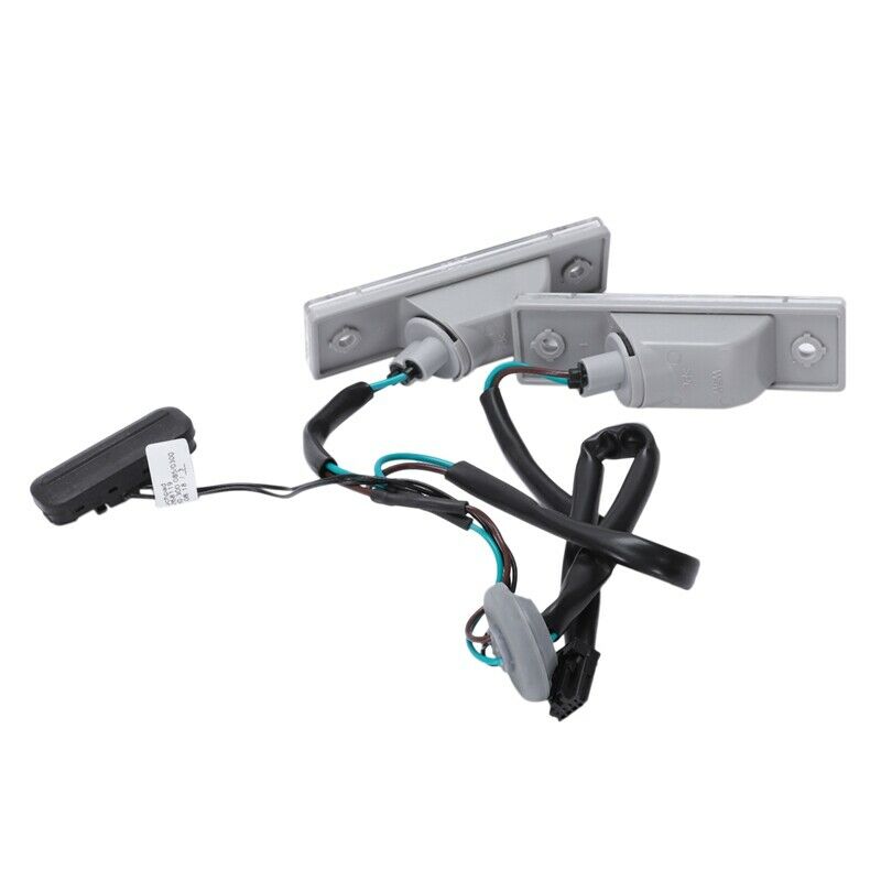 1X(Rear Back License Plate Light With Trunk Switch Button For Cruze Chevrol