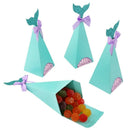 20Pcs Mermaid Favor Box Birthday Party Decorations Diy Paper Box Baby Showe