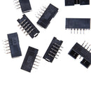 10PCS DC3-10P 2.54mm 2x5 Pin Right Angle Male Shrouded header IDC Socket FT