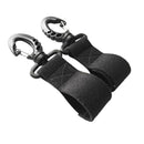 2 Pieces Nylon Security Paddle Clips Fishing Rod Holder Kayak Canoe Boat Rubber
