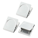 Refrigerator Spring Loaded Magnetic Wall Clip Memo Note Holder 3pcs U2L9
