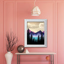 5D DIY Full Drill Diamond Painting Mountain River Cross Stitch Embroidery