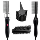 Hot Comb, Electric Heating Comb,Ceramic Comb Curling Iron Heated Brush,