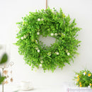Garden Greenery Wreath Hanging Garland Home Door Window Decor Wedding Event 20''