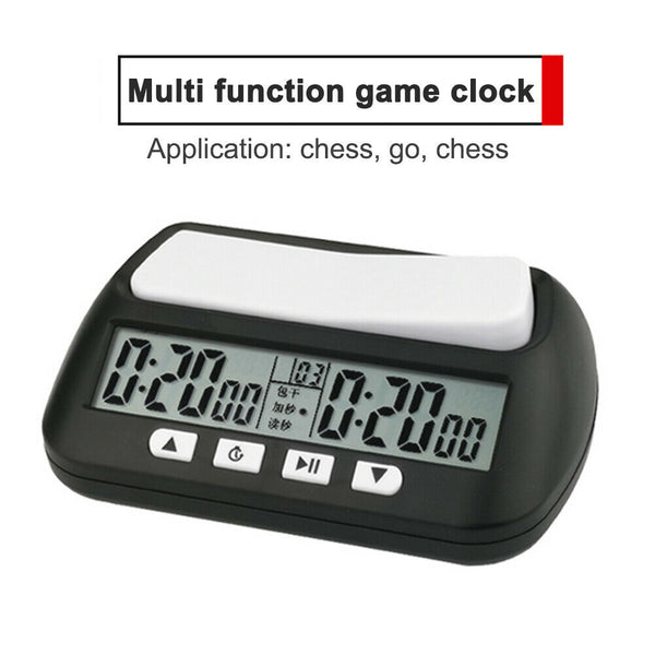 International Chess Clock Timer Digital Count Down Up Chess Game Stopwatch