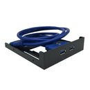 20 Pin USB 3.0 3.5 Inches Floppy Bay High Speed Front Panel Plug And Play ABS