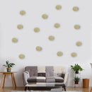 5pcs Brushed Brass Coat Hook Wall Door Hanger Hat Bag Robe Hooks Hangers