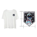 Embroidery sew iron on patch astronaut badge transfers cloth fabric appliqu ME