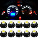 10x White Light T4.2 1SMD 1210 Instrument LED Light Bulb Panel Gauges Lamp LBF