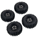 4x RC 1:10 Off-road Car Rubber Tyre&Plastic Wheel Rims for RC4WD D90 D110