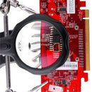 Aid Hand Clip LED Magnifying Soldering Iron Stand Lens Magnifier for Jewelry