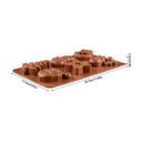 Christmas Fondant Cake Mold Pudding Series Baking Chocolate Handmade Tools NLBX
