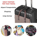 2PCS Two Add a Bag Luggage Strap Travel Luggage Suitcase Adjustable belt Travel