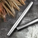 Stainless Steel Kitchen Rolling Pin Dough Fondant Cake Roller Baking Tool