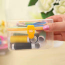 24PCS Sewing Kits Thread Threader Needle Tape Measure Scissor Thimble B DRA