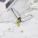 Aluminum Pill Box Case Capsule Shape Keychain Outdoor Waterproof Pill BoxBX