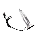 Fashion USB/AC Multi Color Changing Lava Lamp LED Glitter Light V9C4