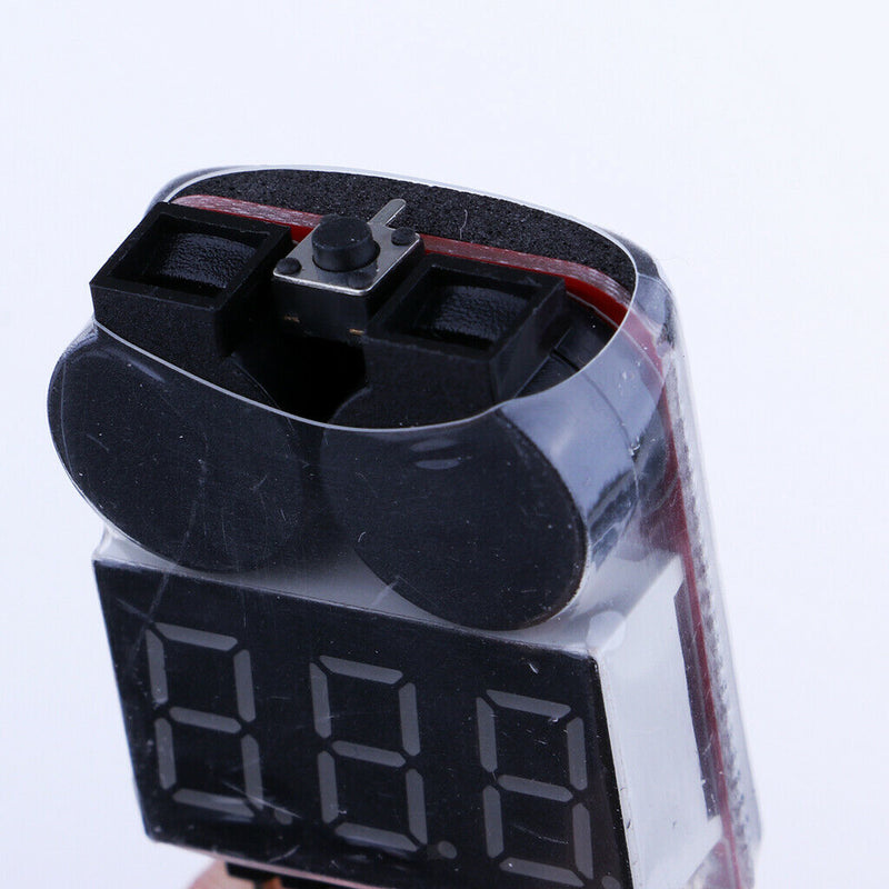 Professional BX100 1-8S Lipo Battery Voltage Tester Low Voltage Buzzer Alarm/