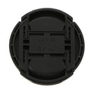 62mm  Center-Pinch Lens Cap, Perfect Fit Camera Lens Cover, Made Of Plastic -