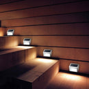 Outdoor Solar 3LED Stainless Steel Garden Patio Step Stair Deck Lamp Lights