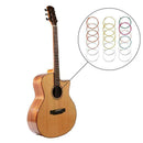 Acoustic Guitar Strings Rainbow Colorful Guitar Strings Folk Color Guitar Q5A5