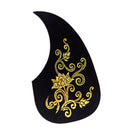 Finest 3ply Plastic Truss Rod Cover+Adhesive Pickguard for Acoustic Guitar