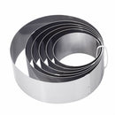 6X Pro Round Pastry Cutters Doughnut Fondant Muffins Mould Ring Baking Tools