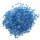 Blue PVC Sleeve Insulated Pin Crimp Terminals Connector for 21 AWG 1000 Pcs H9J5