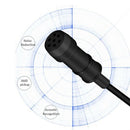 Lavalier Microphone Lapel Condenser Mic Omnidirectional Noise Canceling for