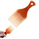Salon Aircraft Head Shape Comb Oil Head Forks Comb Handle Comb Hair Comb Bro 3C