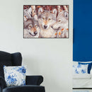 5D DIY Full Drill Diamond Painting Wolf Cross Stitch Embroidery Kit (128)