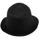 Unisex Casual Straw Panama Fedora Sun Hat with Band