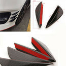 4X Professional Universal Carbon Fiber Style Auto Front Bumper Kit  Spl WNI