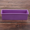 Silicone Rectangle Soap Making Mould DIY Toast Bread Loaf Cake Mold Bakeware
