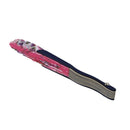 Chinese Japanese Fabric Bamboo Folding Hand Held Fan Pink I8E8