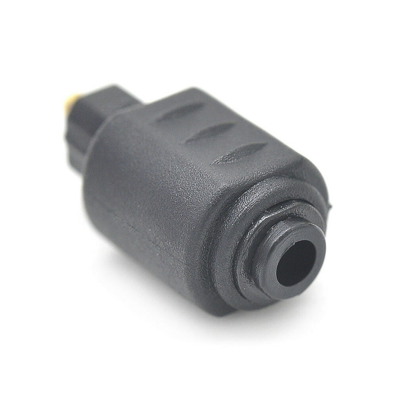 Mini 3.5mm Female Jack Plug to Digital Toslink Male Optical Audio Adapter New
